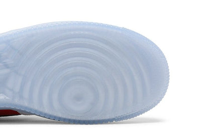 Nike Air Force 1 Low White Red Black (Icy Soles)