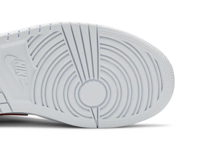 Jordan 1 Mid White University Red (Women's)