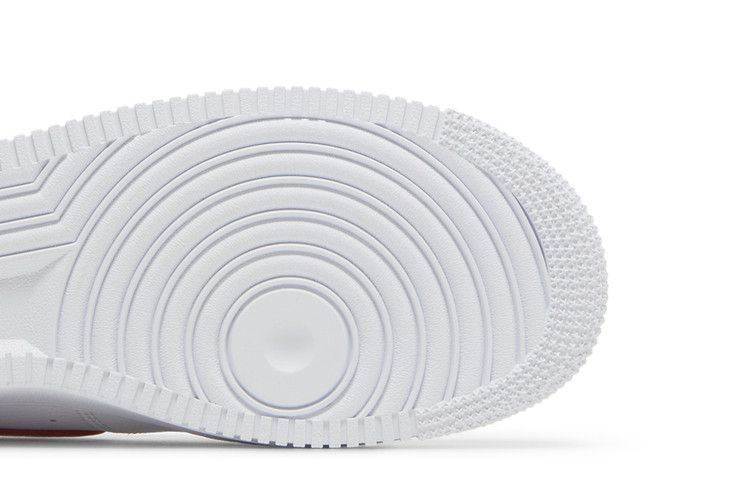 Nike Air Force 1 Low Just Do It White Noble Green Metallic Silver University Red