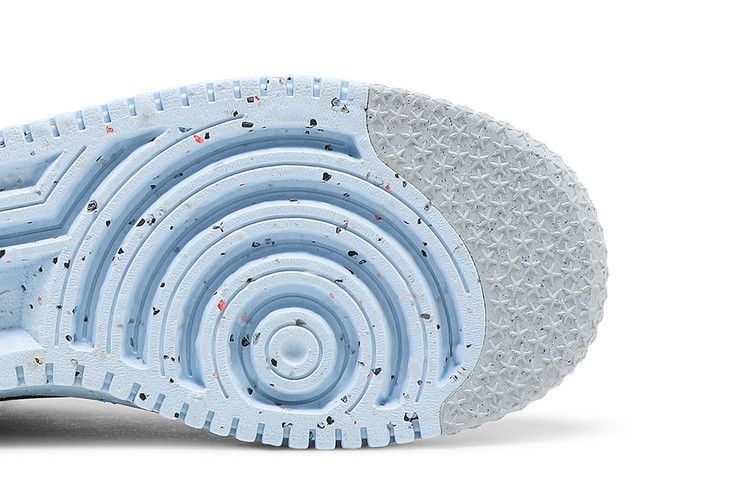 Nike Air Force 1 Low Crater Flyknit Black Chambray Blue