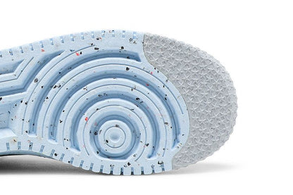 Nike Air Force 1 Low Crater Flyknit Black Chambray Blue