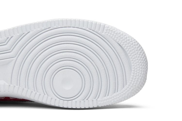 Nike Air Force 1 Low All Over Logo Red