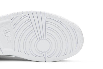 Jordan 1 Low Triple White Tumbled Leather