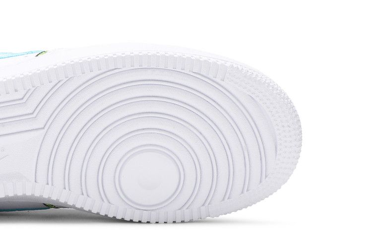 Nike Air Force 1 Low Worldwide White Blue Fury Volt