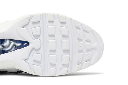 Nike Air Max 95 White Deep Royal Blue Gym Red
