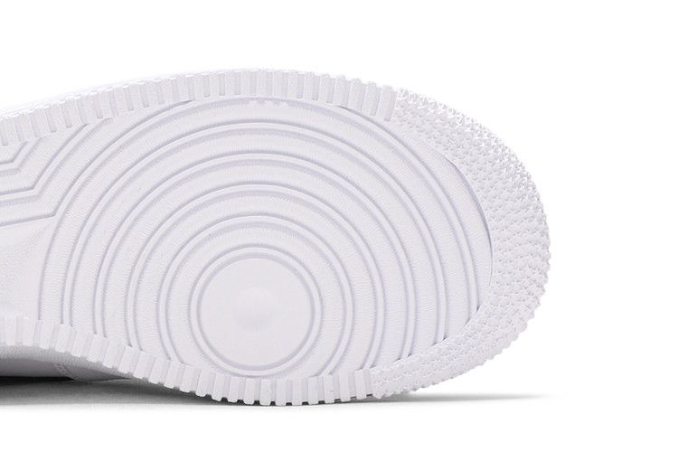 Nike Air Force 1 Low '07 Essential White Black Gold Mini Swoosh (Women's)