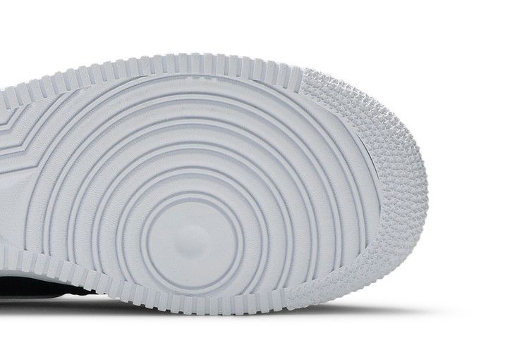 Nike Air Force 1 Low '07 Black White Pebbled Leather