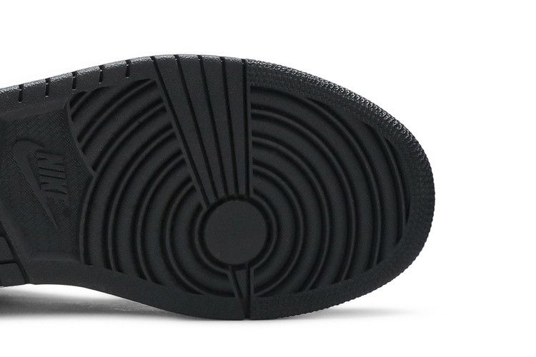 Jordan 1 Low Brushstroke Swoosh Black