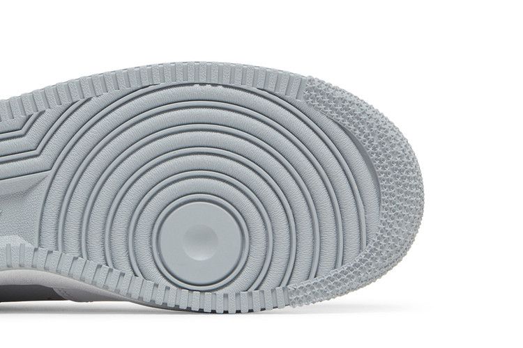 Nike Air Force 1 Low Cut-Out White Grey Black Swoosh