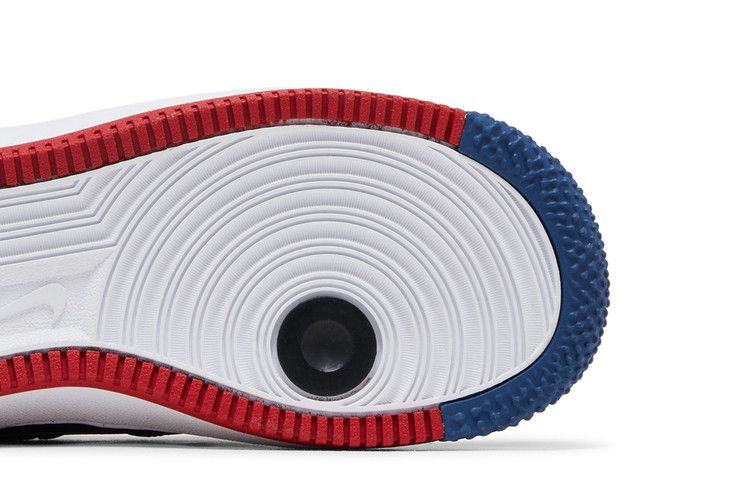 Nike Air Force 1 Low React Black White Gym Red Gym Blue