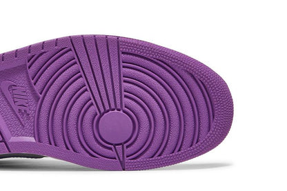 Jordan 1 Mid Matte Silver Laser Purple