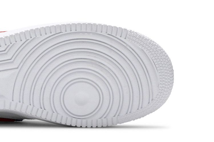 Nike Air Force 1 Low 3D Chenille Swoosh White Red Blue