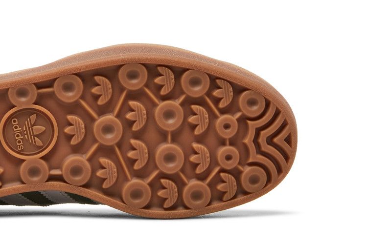 adidas Gazelle Bold Silver Green Gum (Womens)