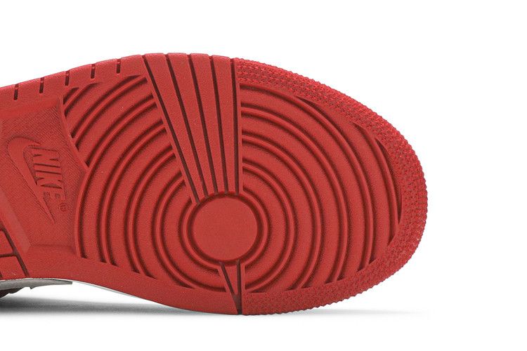 Jordan 1 Low Black White Gym Red (Women's)