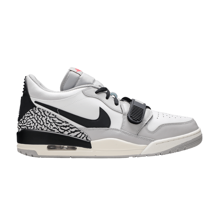 Jordan Legacy 312 Low Tech Grey Fire Red Black
