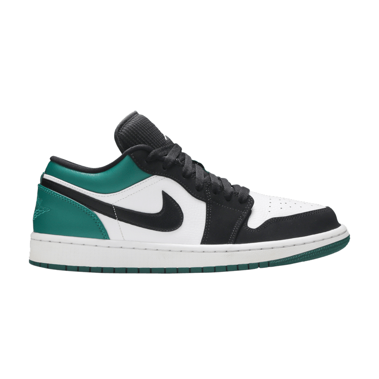 Jordan 1 Low White Black Mystic Green