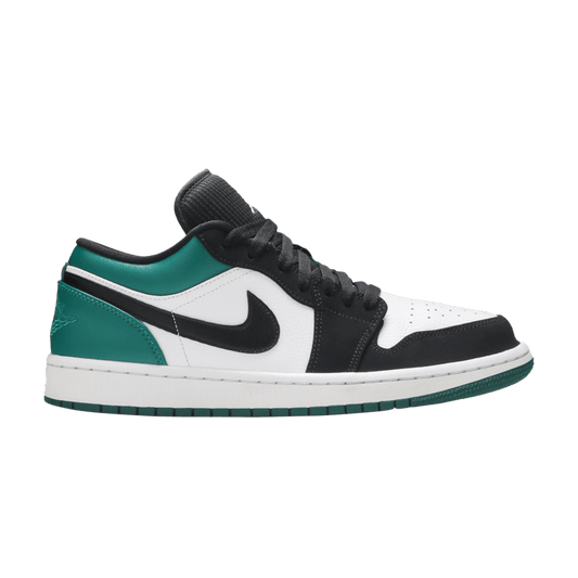 Jordan 1 Low White Black Mystic Green