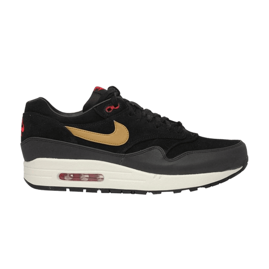 Nike Air Max 1 Gold Hyper Red