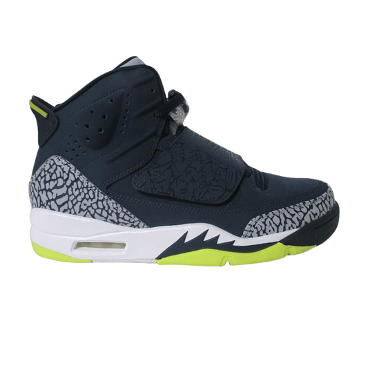 Jordan Son Of Armory Navy/Electrolime-White