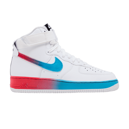 Nike Air Force 1 High Gradient White Blue Fury Ember Glow