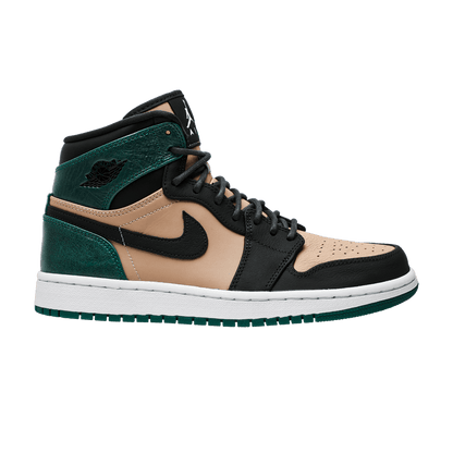 Jordan 1 Retro High Bio Beige Anthracite Mystic Green (Women's)