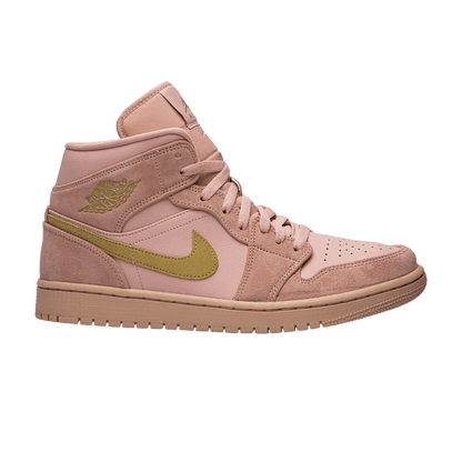 Jordan 1 Mid Coral Gold
