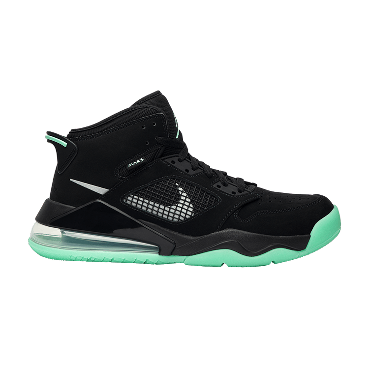 Jordan Mars 270 Black Green Glow