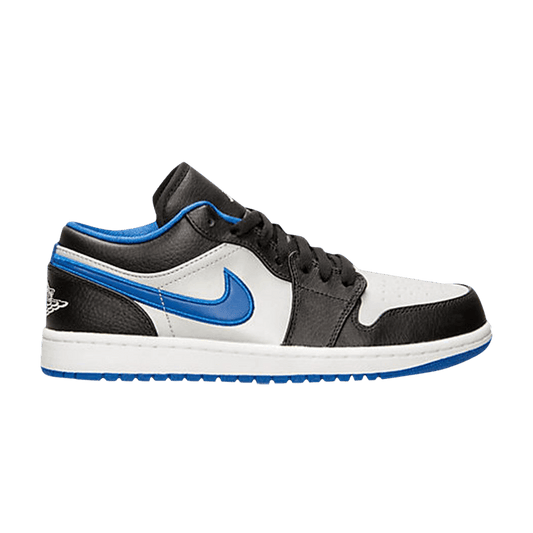 Jordan 1 Low Black Game Royal Metallic Platinum