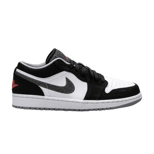 Jordan 1 Low Black White Wolf Grey Infrared 23