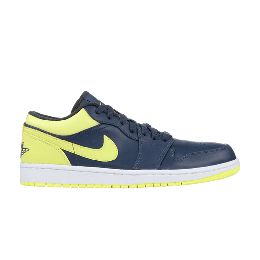 Jordan 1 Low Squadon Blue Electric Yellow