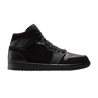 Jordan 1 Mid Black Dark Smoke Grey