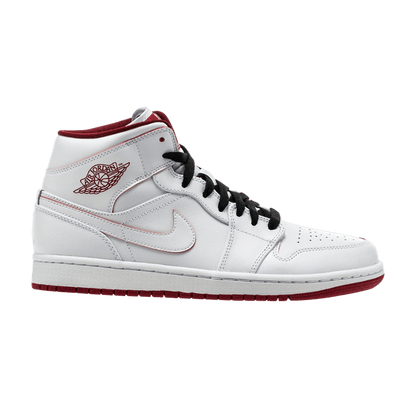 Jordan 1 Retro Mid White Gym Red Black