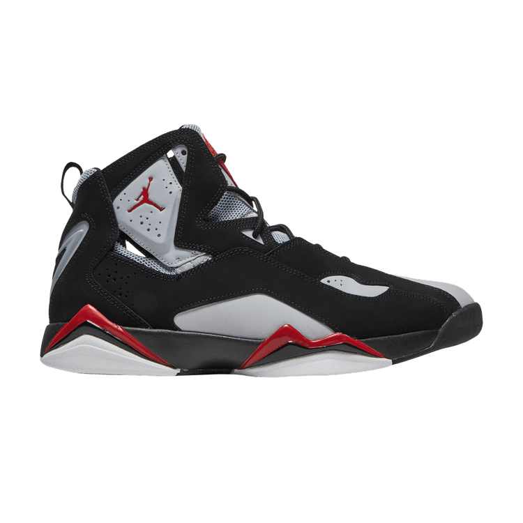 Jordan True Flight Black Varsity Red Wolf Grey