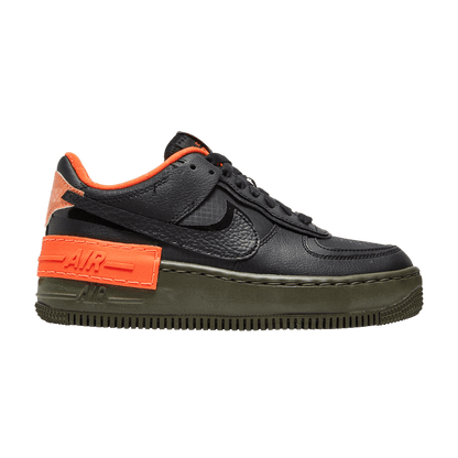 Nike Air Force 1 Low Shadow Black Hyper Crimson Cargo Khaki (Women's)