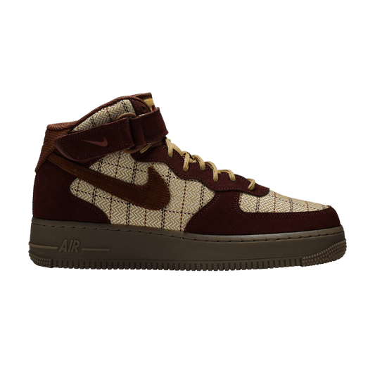 Nike Air Force 1 Mid Plaid Brown