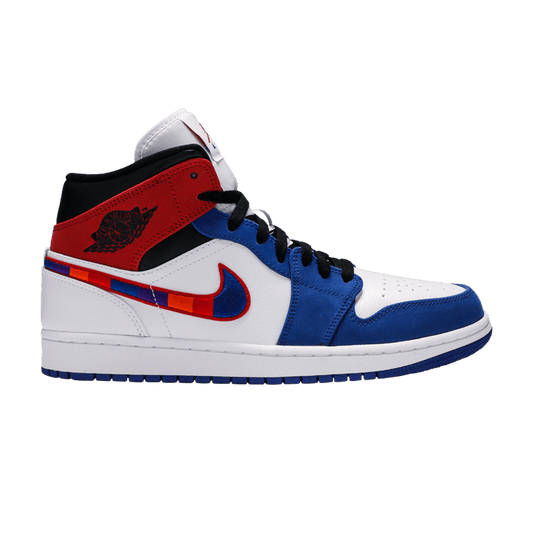 Jordan 1 Mid Multi-Color Swoosh
