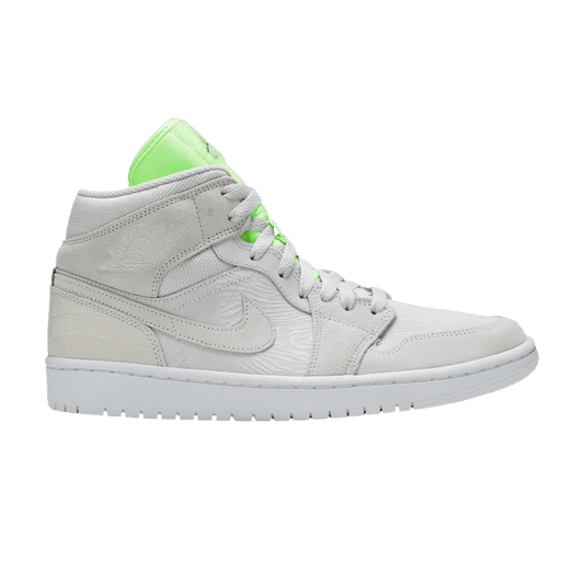 Jordan 1 Mid Vast Grey Ghost Green (Women's)