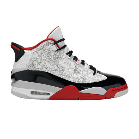 Jordan Dub Zero White Varsity Red