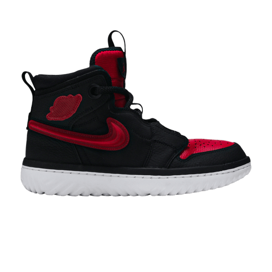 Jordan 1 High React Black Noble Red