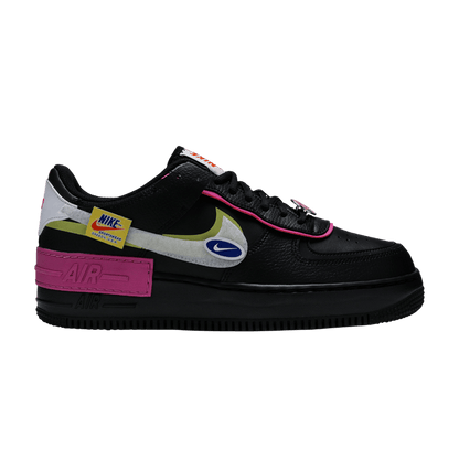 Nike Air Force 1 Low Shadow Removable Patches Black Pink (Women's)