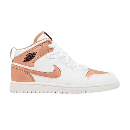 Jordan 1 Mid White Rose Gold (PS)