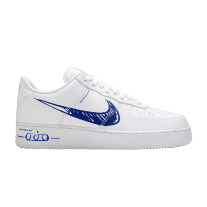 Nike Air Force 1 Low Sketch White Royal