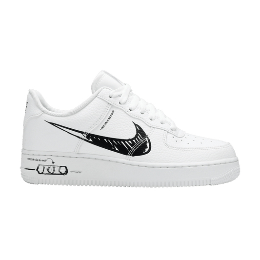 Nike Air Force 1 Low Sketch White Black