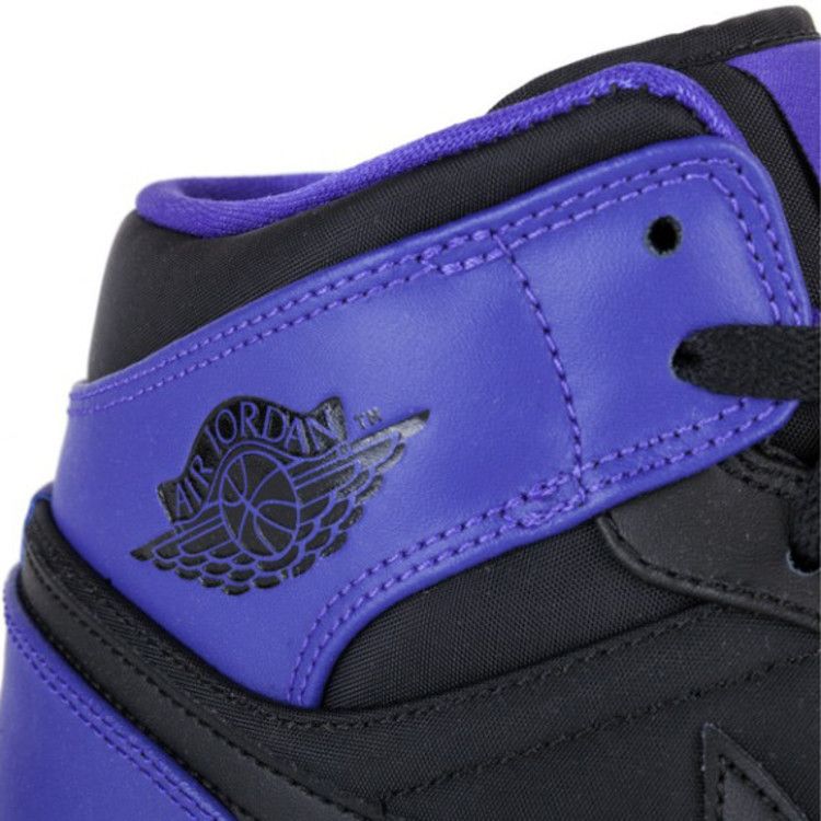 Jordan 1 Mid Black Dark Concord (2014)