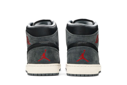 Jordan 1 Retro Mid Black Gym Red Anthracite