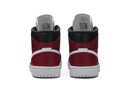 Jordan 1 Mid Black Noble Red (Women's)