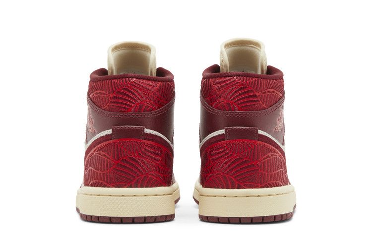 Jordan 1 Mid SE Tiki Leaf Team Red (Women's)