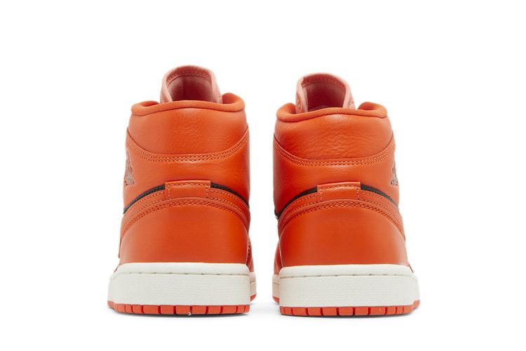 Jordan 1 Mid SE Rush Orange Crimson Bliss (Women's)