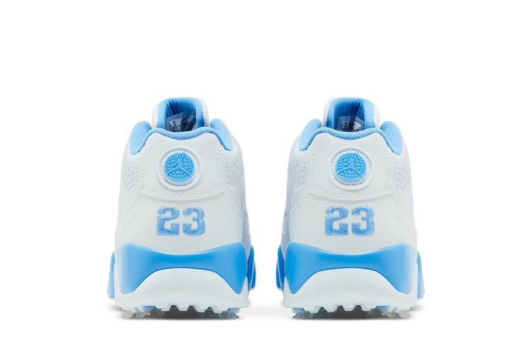 Jordan 9 Retro Low Golf White University Blue