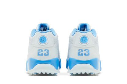 Jordan 9 Retro Low Golf White University Blue